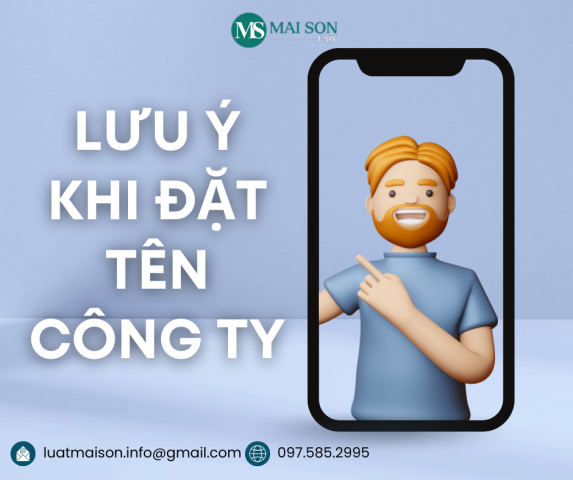 lưu ý khi đặt tên công ty