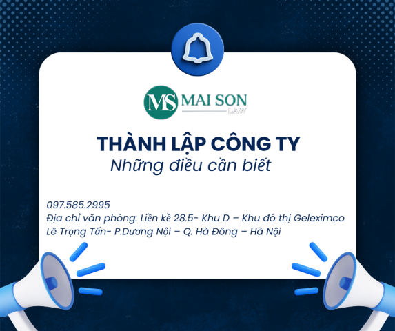 Thành lập công ty