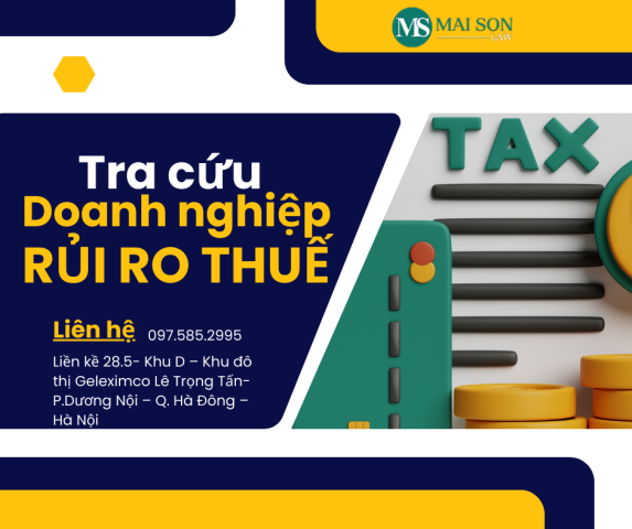 Doanh nghiệp rủi ro thuế