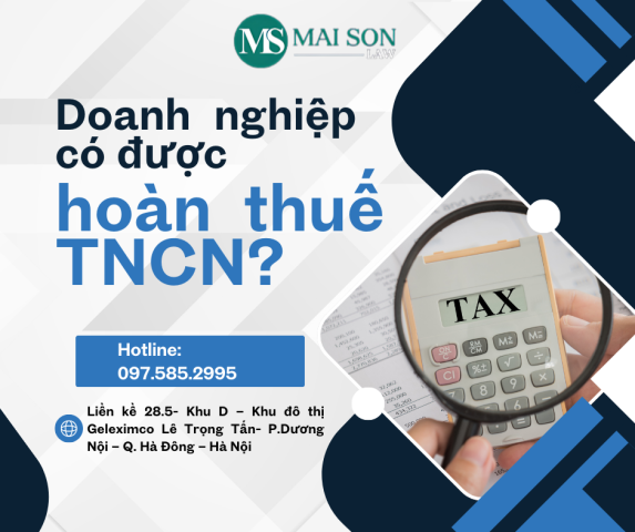 Doanh ngiệp hoàn thuế TNCN