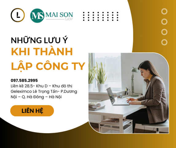 Thành lập công ty