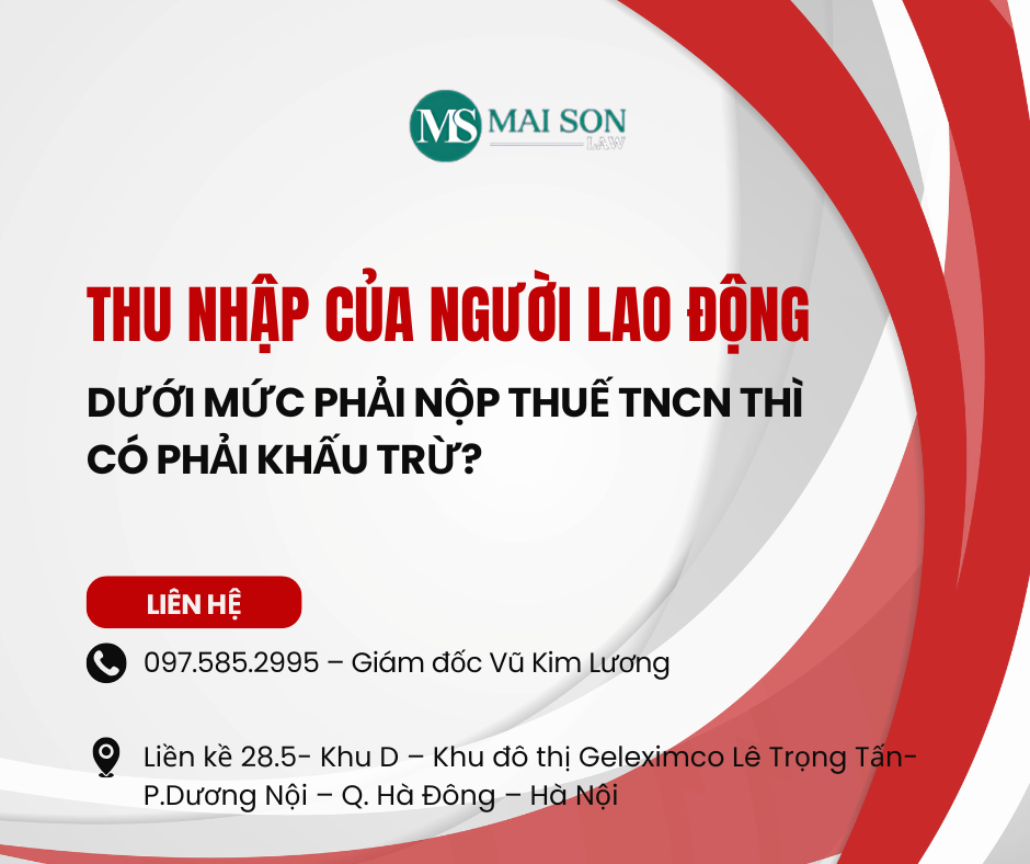 khấu trừ tncn